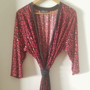 Jones New York Plus Size 3x Faux Wrap Dress w Tie